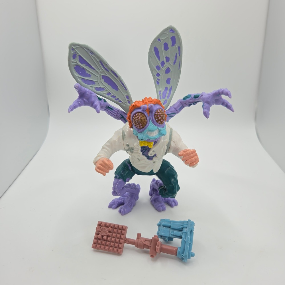 TMNT Baxter Stockman Fly Figure 1989 Playmates Toys 100% Complete Vintage